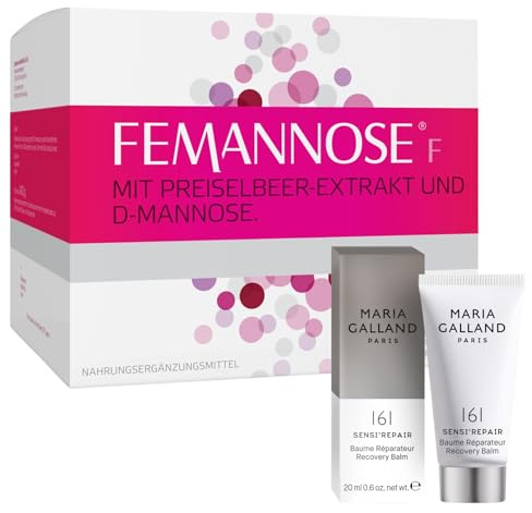 FEMANNOSE F 60 x Trinkgranulat mit 2.000 mg D-Mannose und Preiselbeer-Extrakt für die Blase | vegan, laktosefrei, glutenfrei | Blasengesundheit | gut verträglich (240 g (1er Pack))
