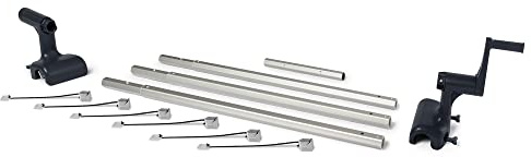INTEX Solarfolien Abroller Poolabdeckung für Pools von 2,74 m bis zu 4,88 m Solarabdeckungs-Spule für Rectangular Frame Pools, Rollvorrichtung für Thermo-Abdeckplanen (28051)