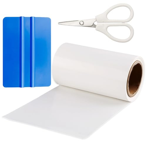 10 X 150 cm Transparentes Dichtband Wasserdicht Mit Schaber & Schere | Pool Reparaturset Unterwasser, Pool Flicken Selbstklebend, Wasserdichtes Klebeband, Für Wasserbett Schwimmbecken Luftmatratze