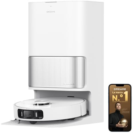 dreame L40 Ultra AE Saugroboter mit Wischfunktion, 19.000 Pa Saugkraft, viele Bürsten und EIN Flexibler Wischmopp, nassen und trockenen Schmutz,Das All-in-1-Dock entleert Staub