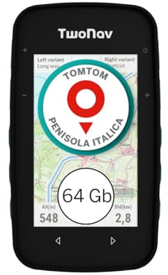TwoNav Cross Plus (64 GB) + Karte 1 Region Deutchland BKG Topo 1:25000, Outdoor GPS mit 3,2-Zoll-Bildschirm für MTB, Fahrrad, Trekking, Wandern oder Navigation