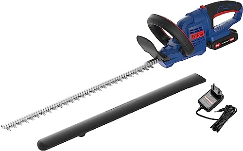 Güde 58596 Akku Heckenschere HS 18-201-05 (18V, Messer mit Diamantschliff, 180 Grad drehbarer Handgriff, Metallgetriebe)