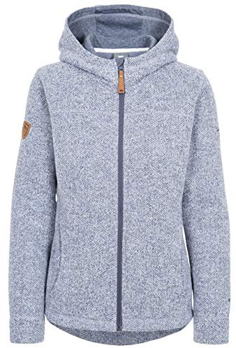Trespass Damen Reserve Warme Microfleece-Jacke Mit Kapuze, 260 G/m², Denim-blau, XL EU