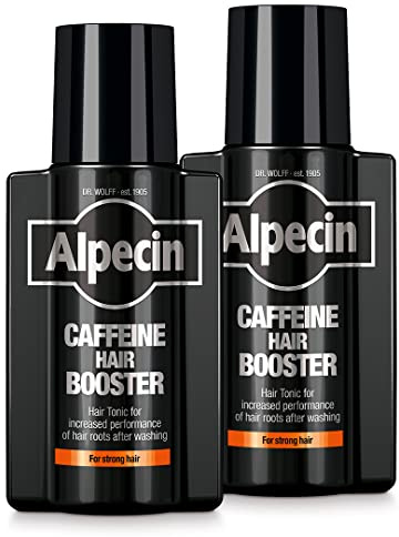 Alpecin Coffein Hair Booster - 2 x 200 ml - Hair-Tonic zur Leistungssteigerung der Haarwurzeln nach dem Waschen | Unterstützt das Haarwachstum
