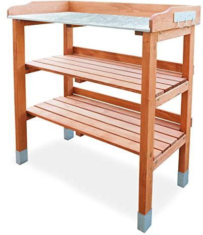 HABAU Pflanztisch aus Hemlocktanne, 76 x 37 x 92 cm