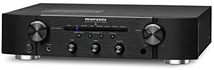 Marantz PM6007 HiFi Verstärker, Stereo Verstärker, 2x60W, optischer Eingang, Phono Eingang, Subwoofer Ausgang, Schwarz