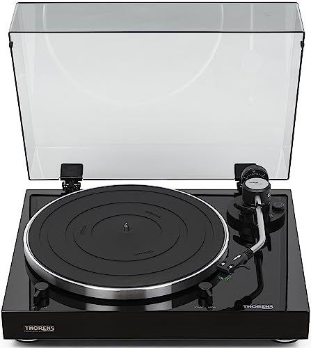 Thorens Plattenspieler TD 204 Hochglanz Schwarz