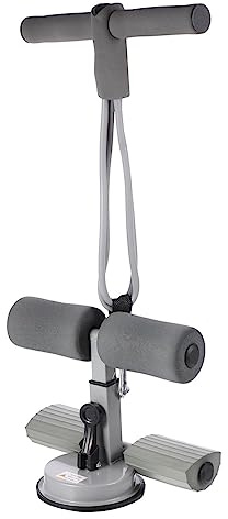 BESPORTBLE Zusätzliches Tragbares Trainingsgerät Spannungsfußpedal Widerstandsbänder Bauchübungsseil Sit-Up-Stange Mit Saugnapf Bauchbeugung Unterstützung Des Bauch-Fitnessgeräts