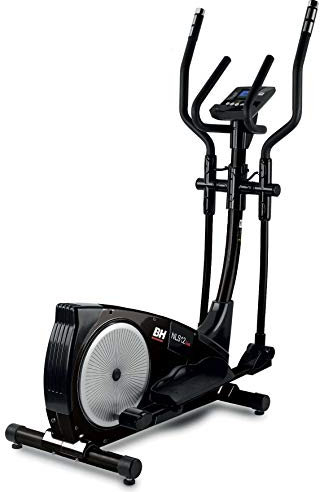 BH i.NLS12 Dual Black Magnetischer Crosstrainer mit 30 cm und 10 kg Schwungsystem, ideal für den Einstieg in den Indoor-Sport