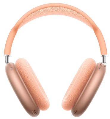 Apple AirPods Max Kabellose Kopfhörer, aktive Geräuschunterdrückung auf Pro Level, Transparenzmodus, personalisiertes 3D Audio, USB-C Ladecase, Orange