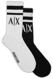 Armani Exchange Herren Logo Crew Socks Winter-Accessoire-Set