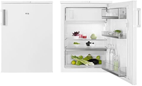 AEG RTB413E1AW Freistehender Tisch-Kühlschrank / 845 mm / 4-Sterne-Gefrierfach / 130 L / E