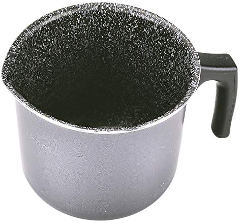 Alluflon Tradition Italien Milchtopf, Aluminium, schwarz, 10 cm