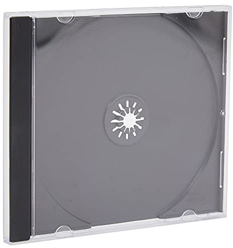 Dragon Trading CD- / DVD- / Blu-Ray-Hüllen mit 10,4 mm Rücken für 1 Disc mit schwarzem Einsatz, 5 Stück