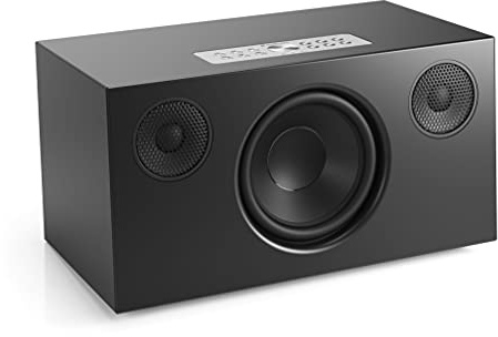 Audio Pro C10 MkII - Tragbarer Multiroom Lautsprecher mit Bluetooth - Kabelloser Smart Speaker mit App-Steuerung & Spotify, AirPlay & Chromecast - Schwarz