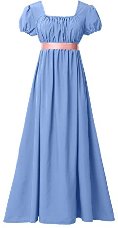 BLESSUME Damen Vintage Ballkleid hohe Taille Tee Kleid