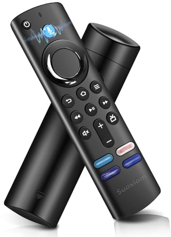Suoxiom Ersatz-Sprachfernbedienung für Smart Tvs St1ck(4k, 2nd Gen, 3rd Gen, Lite), für AMZ Smart Tvs Cube (2nd Gen, 3rd Gen)