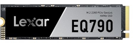 Lexar EQ790 SSD 2TB, M.2 2280 PCIe Gen4 NVMe SSD | 7000 MB/s Lesen, für Intensive Workloads, PS5 & PC Gaming, Leistungsstarkes internes Solid State Laufwerk