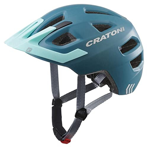 Cratoni Kinder Maxster Pro Helm, blau, S/M (51-56 cm) EU