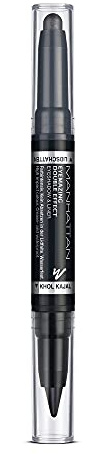Manhattan Eyemazing Double Effect Eyeshadow & Liner – Schwarz 2-in-1-Lidschatten- und Eyeliner-Stift – Farbe 001 In The Black – 1 x 0,7 g & 1 x 0,9 g