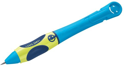 Pelikan griffix Druck-Bleistift für Rechtshänder, mit HB Mine, Neon fresh blue, 1 Stück