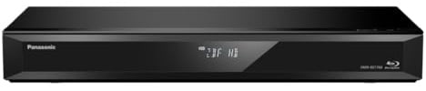 Panasonic DMR-BST760AG Blu-Ray Player und Recorder mit Twin HD DVB-S Tuner, 500 GB Festplatte, 4K Upscaling, Ultra HD, Simultanaufnahme, Smart Ready, Schwarz
