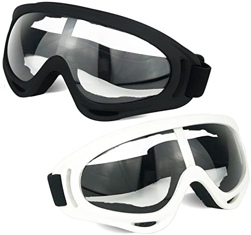 Toyer Schutzbrillen/Schutzbrillen/Motorradbrillen mit Bandanas, kompatibel mit Nerf Game Battle für Kinder, 2 Stück
