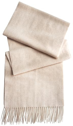 Style & Republic 100% Kaschmir Schal Unisex, langer, 180 x 30 cm | Scarf mit 10cm Fransen, Cashmere Halstuch Damen & Herren, weich, warm, leicht, vielseitiges Mode-Accessoire, Herbst & Winter