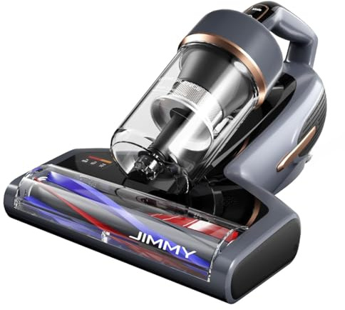 Jimmy BX7 Pro Max Milbensauger 700W, Matratzenreiniger Bettstaubsauger mit UV-C-Licht, 65 ℃ heißem Wind und Graphen-Heizung, Staubsensor, Negativ-Ionen-Funktion, LED-Bildschirm, für Matratzen Bett