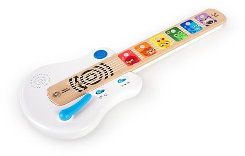 Baby Einstein, Hape, Strum Along Songs Magic Touch Holzspielzeug, Musikspielzeug Gitarre aus Holz, Elektronische Musikinstrumente, Aktivität und Sensorisches Spielzeug für Kinder, ab 6 Monaten