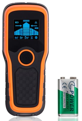Mcbazel Wandscanner-Detektor Multifunktionaler Bolzendetektor, Leitungssucher Ortungsgerät, Stud Finder Holz, Kabelfinder, Metalldetektor Wand, Stromleitungsfinder