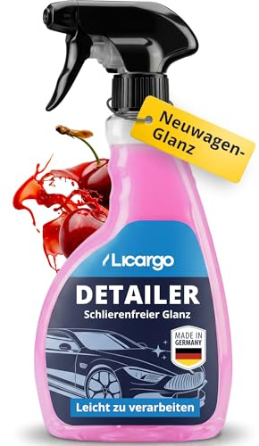 LICARGO Detailer Auto (500ml) – Quick Detailer mit Tiefenglanz & Abperleffekt, Auto Sprühversiegelung zur Lackpflege aussen, Lackreiniger für alle Oberflächen, Versiegelungsspray & Abperlschutz