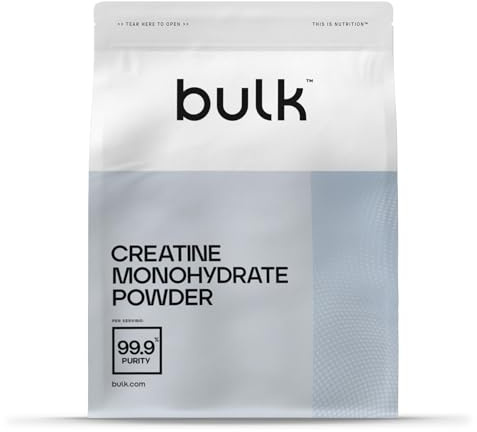 Bulk Creatin Monohydrat Pulver 250 g | 73 Portionen | Reines mikronisiertes Kreatin | Geschmacksneutral | Vegan & Halal | Ideal für Fitness, Training & Gym | Leicht aufzulösen