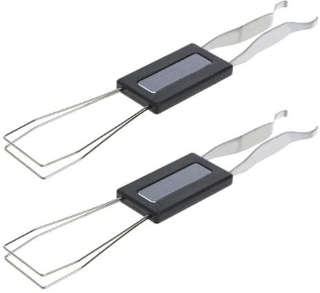 CIYODO Tastenabzieher aus Metall für 2 Stück Mechanische Tastaturen | Abs und Pvc Details, Biegsame Drähte, Selbstgemacht Handwerkzeug, auch Pinzette Nutzbar
