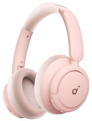 soundcore by Anker Q30 Bluetooth Kopfhörer, Hybrid Active Geräuschisolierung, Individuelle Modi, Hi-Res Sound, EQ in App, 40h Akku, bequemer Halt, Verbindung von 2 Geräten (rosa)