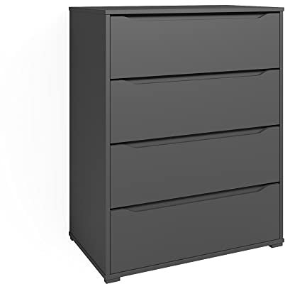 Vicco Kommode Ruben, Anthrazit, 48 x 101.6 cm | mit 4 Schubladen, zur Aufbewahrung von Kleidung und Alltagsgegenständen