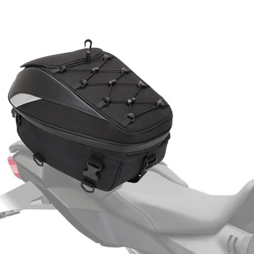 Hecktasche Rucksack,Ruecksitz Tasche Satteltasche Doppelter Einsatz | Motorrad Rucksack Wasserdicht Gepäck Taschen Motorrad Helm Tasche Aufbewahrungstaschen