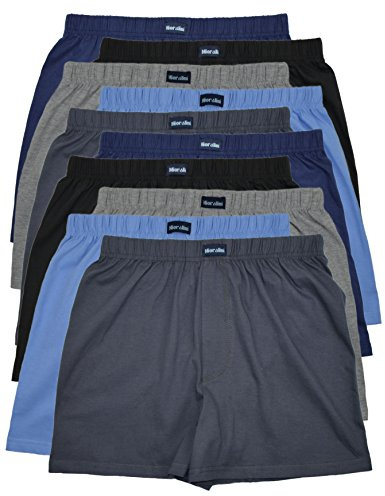 MioRalini Herren Lockere Weiche Boxershort Klassisch 10er Set