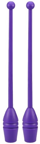 VANZACK Rhythmische Gymnastik-Sticks 2 StüCk TurnzubehöR FüR Kinder Und Erwachsene Gymnastik-TrainingsgeräT Zur Verbesserung Von Koordination Und FlexibilitäT Ideal FüR Schule Und Wettkampf