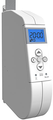 WIR elektronik eWickler Comfort eW920-M, elektrischer Rollladen-Gurtwickler Aufputz für 12-15 mm Gurtband, Schaltzeiten, Astrofunktion, Schwenkwickler