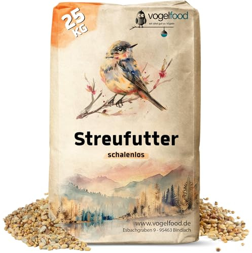 Samore 25 kg Schalenloses Streufutter Wildvogelfutter Sommerstreu Winterstreu Vogelfutter