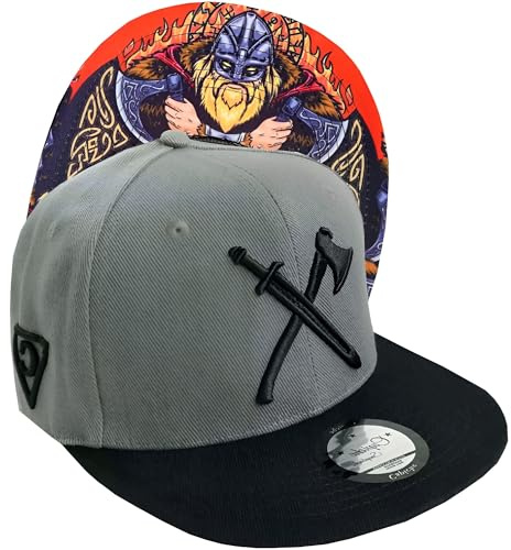 Capiche [99+ VARIATIONEN] Snapback Cap Herren Kappe Baseball Mütze Kunst Unisex Schirm Männer One Size Tattoo Damen