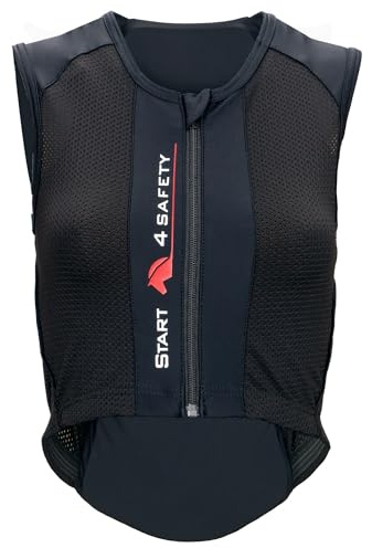 Start EffectFlex Rückenprotektor Reiten – Sicherheitsweste für Pferdesport, Wirbelsäulenschutz und Schutzkleidung, Optimaler Komfort und Flexibilität, Sicherheitsausrüstung für Jeden Reiter - Kinder M
