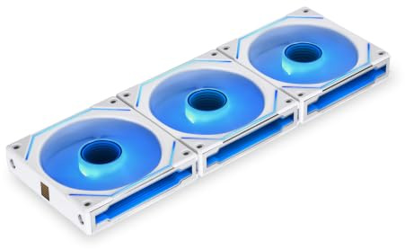 Lian Li UNI FAN SL-INF 120 ARGB PWM Lüfter, 3er Pack inkl. Controller - 120mm, weiß