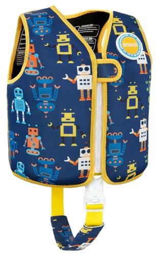 Kleinkind Schwimmjacke - Leichte Kinder Schwimmweste - Schwimmhilfe für Kinder - Floating Badeanzug mit Verstellbarem Auftrieb für Jungen und Mädchen