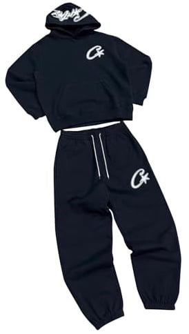 Herren-Trendy Hoodie und Hosen Set, komfortable Casual Sports Hoodie zweiteilig