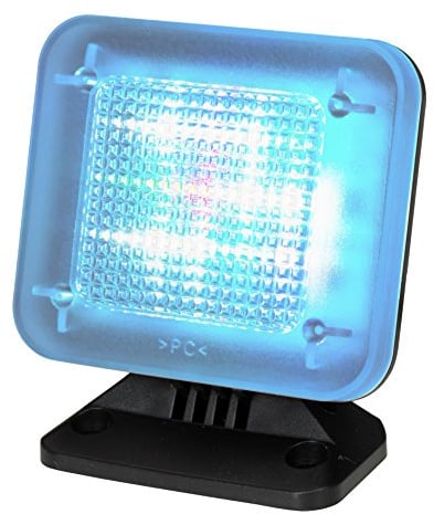 tiiwee LED TV Simulator mit 12 LED's und 3 wählbaren Programmen - Komplett mit Netzadapter - Lichtsimulation zum Einsatz als Einbruchschutz -Fernsehsimulator - Fernseh-Atrappe - Fake TV
