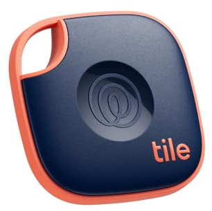 Tile by Life360 Mate - Bluetooth-Tracker, Schlüssel- und Gegenstandsfinder für Schlüssel, Taschen und mehr. Handy-Finder. iOS- & Android-kompatibel. Handy-Finder. 1er-Pack (Navy Blaze)