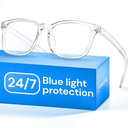 Gaoye Blaulichtfilter-Brille – Brillenfassungen - Anti-UV-Computer- und Fashion-Brille, Blaulichtblocker für Damen und Herren