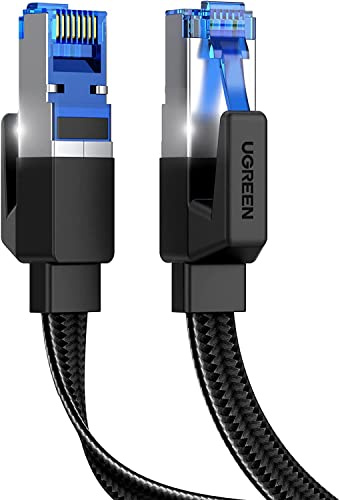UGREEN CAT 8 LAN Kabel 40000Mbit/s Netzwerkkabel Ethernet Kabel (2M)
